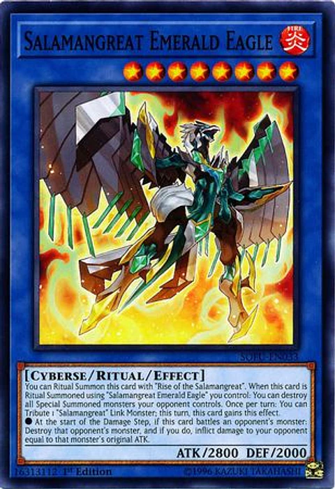 Salamangreat Emerald Eagle - SOFU-EN033 - Common