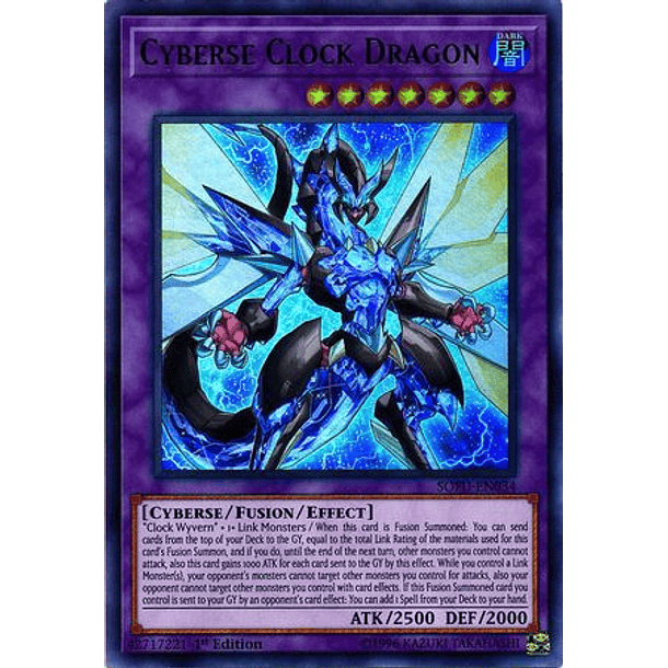 Cyberse Clock Dragon - SOFU-EN034 - Ultra Rare