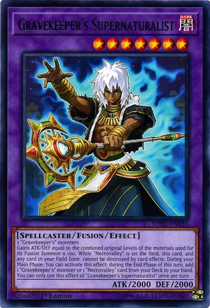 Gravekeeper's Supernaturalist - SOFU-EN035 - Rare  1