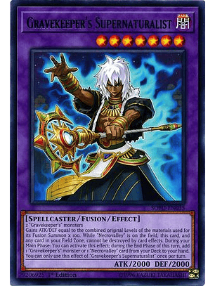 Gravekeeper's Supernaturalist - SOFU-EN035 - Rare 