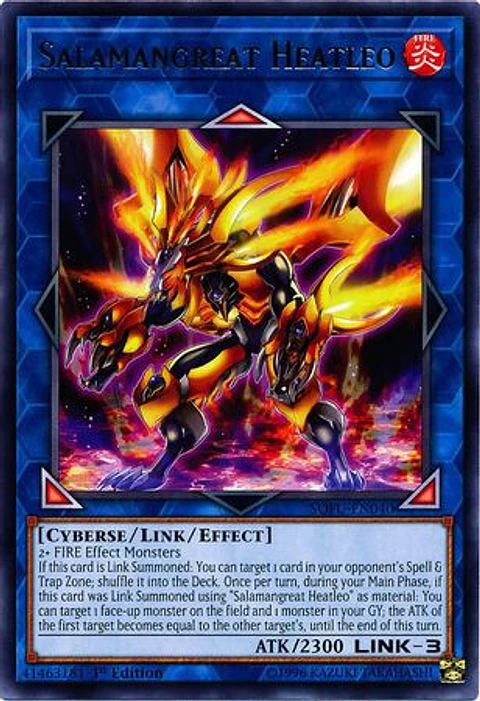 Salamangreat Heatleo - SOFU-EN040 - Rare 