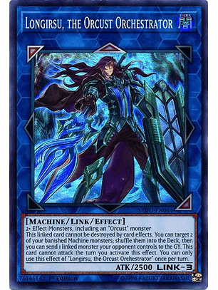 Longirsu, the Orcust Orchestrator - SOFU-EN044 - Super Rare (daño menor)