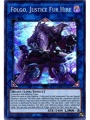 Folgo, Justice Fur Hire - SOFU-EN047 - Super Rare 