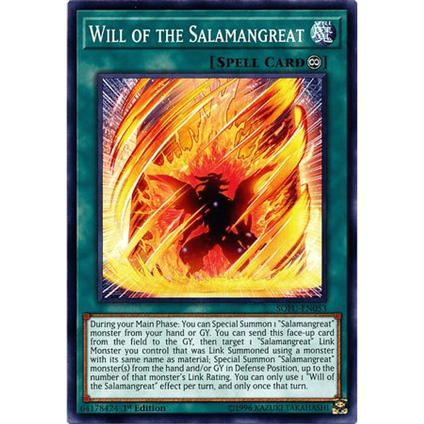 Will of the Salamangreat - SOFU-EN053 - Common