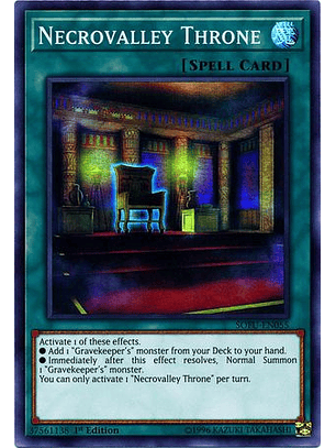 Necrovalley Throne - SOFU-EN055 - Super Rare 