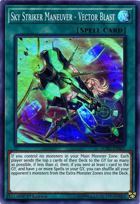 Sky Striker Maneuver - Vector Blast - SOFU-EN061 - Super Rare