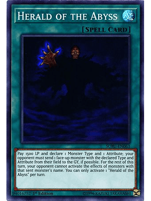 Herald of the Abyss - SOFU-EN063 - Super Rare