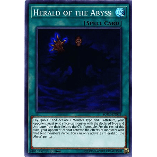 Herald of the Abyss - SOFU-EN063 - Super Rare