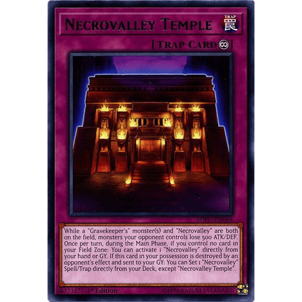 Necrovalley Temple - SOFU-EN068 - Rare