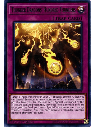 Thunder Dragons' Hundred Thunders - SOFU-EN072 - Rare