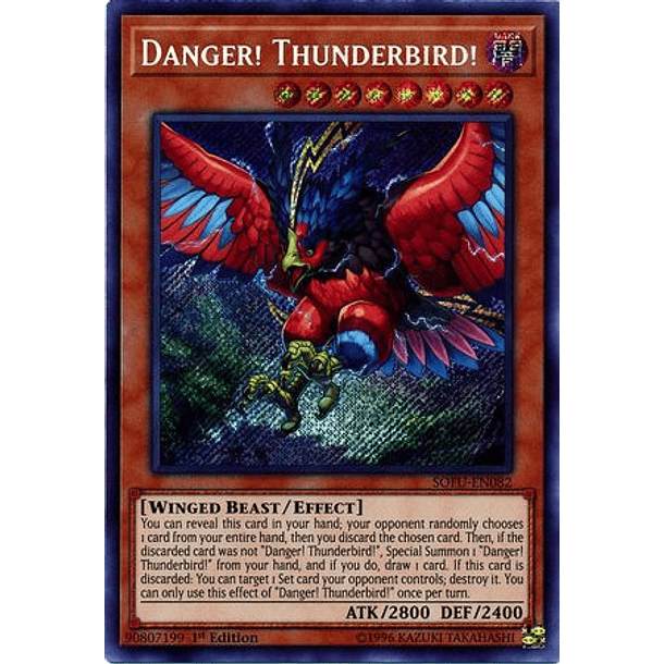 Danger! Thunderbird! - SOFU-EN082 - Secret Rare