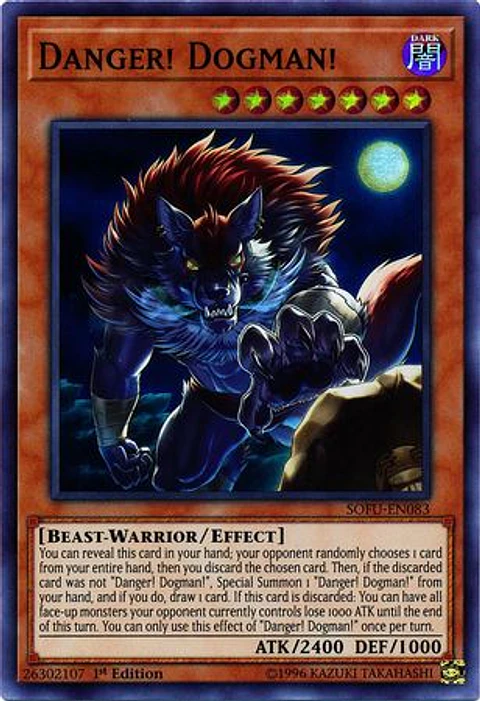 Danger! Dogman! - SOFU-EN083 - Super Rare 
