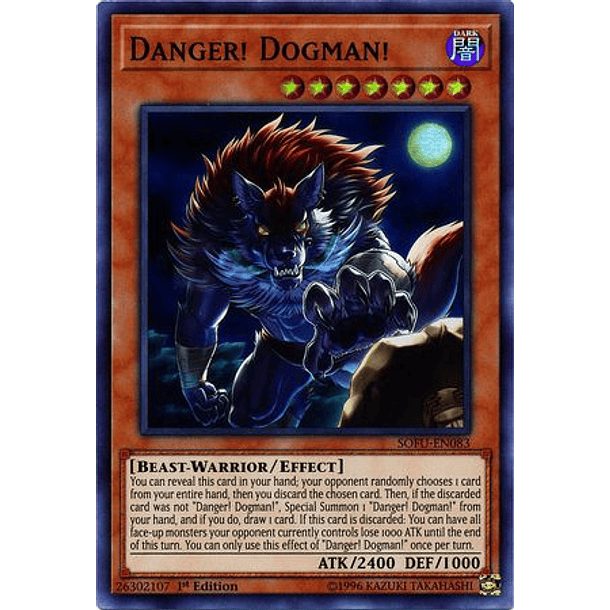 Danger! Dogman! - SOFU-EN083 - Super Rare 