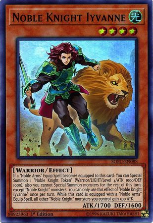Noble Knight Iyvanne - SOFU-EN088 - Super Rare 1