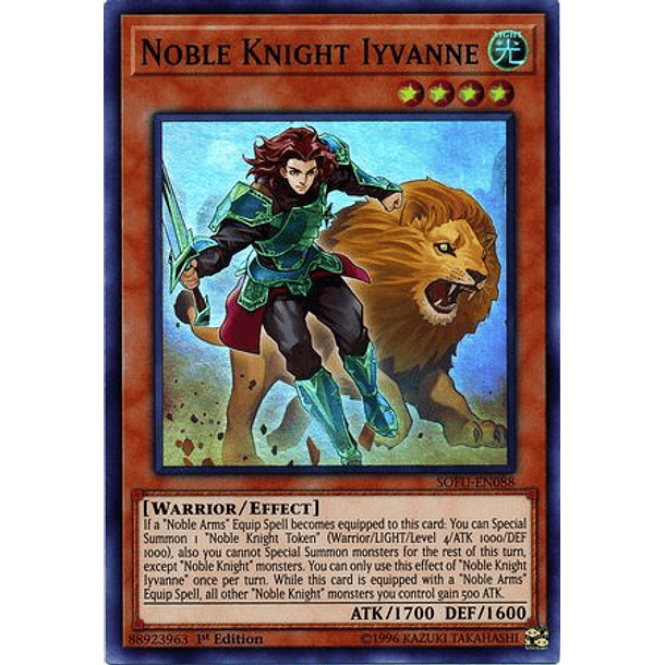 Noble Knight Iyvanne - SOFU-EN088 - Super Rare