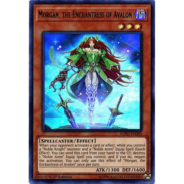 Morgan, the Enchantress of Avalon - SOFU-EN089 - Ultra Rare 