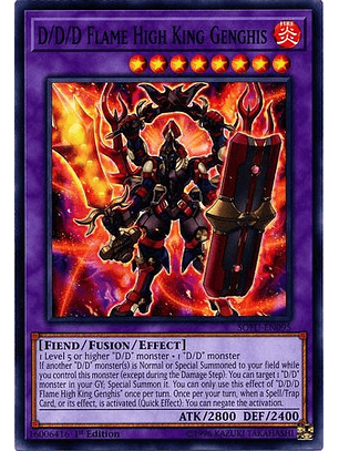 D/D/D Flame High King Genghis - SOFU-EN095 - Common
