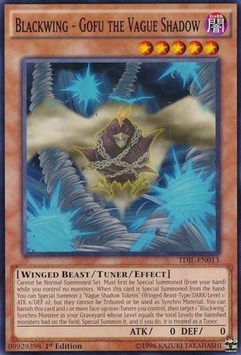 Blackwing - Gofu the Vague Shadow - TDIL-EN013 - Common
