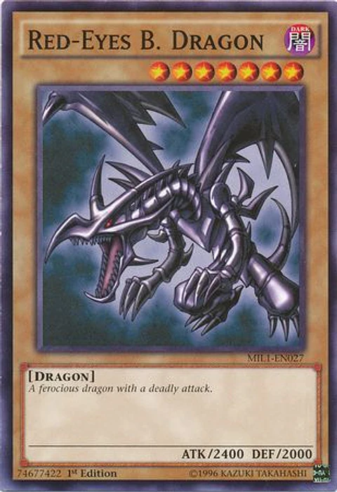 Red-Eyes B. Dragon - MIL1-EN027 - Common