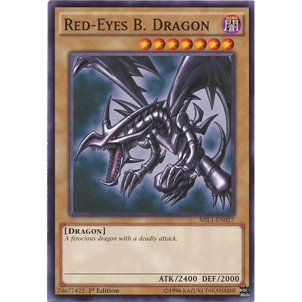 Red-Eyes B. Dragon - MIL1-EN027 - Common
