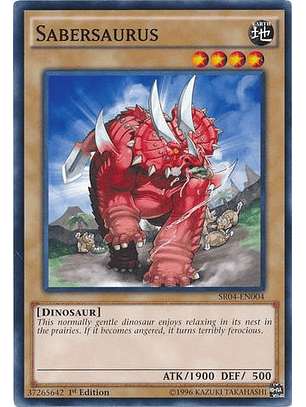 Sabersaurus - SR04-EN004 - Common 