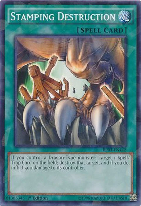 Stamping Destruction - BP03-EN142 - Shatterfoil Rare