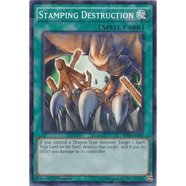 Stamping Destruction - BP03-EN142 - Shatterfoil Rare