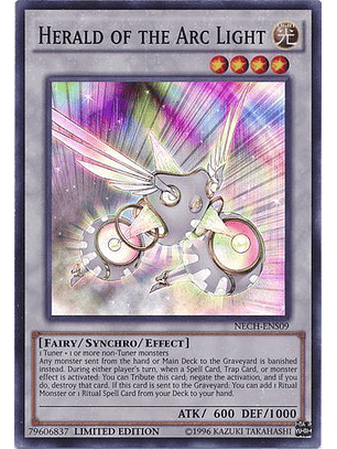 Herald of the Arc Light - NECH-ENS09 - Super Rare