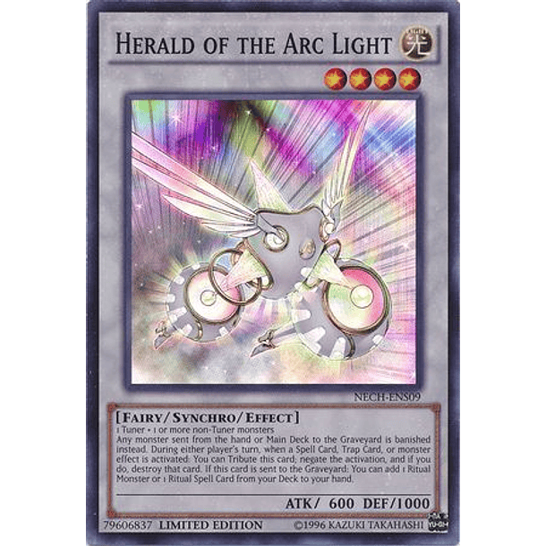 Herald of the Arc Light - NECH-ENS09 - Super Rare