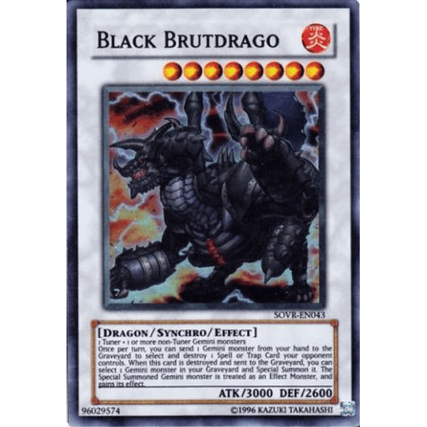 Black Brutdrago - SOVR-EN043 - Super Rare