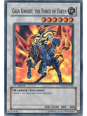 Gaia Knight, the Force of Earth - 5DS1-EN042 - Super Rare