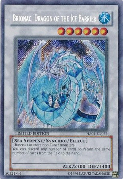 Brionac, Dragon of the Ice Barrier - HA01-EN022 - Secret Rare