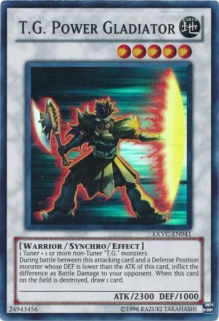 T.G. Power Gladiator - EXVC-EN041 - Super Rare  1
