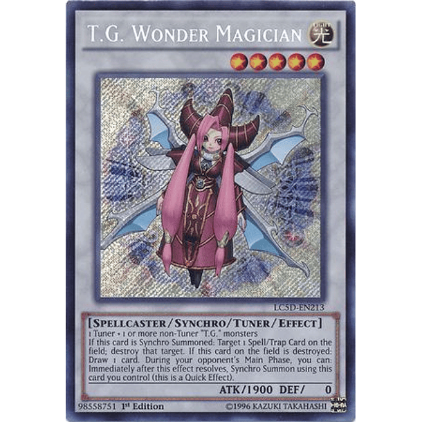 T.G. Wonder Magician - LC5D-EN213 - Secret Rare