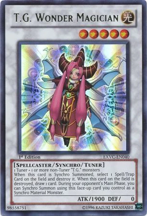 T.G. Wonder Magician - EXVC-EN040 - Ultra Rare 