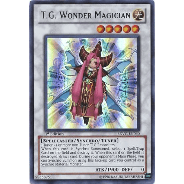 T.G. Wonder Magician - EXVC-EN040 - Ultra Rare 