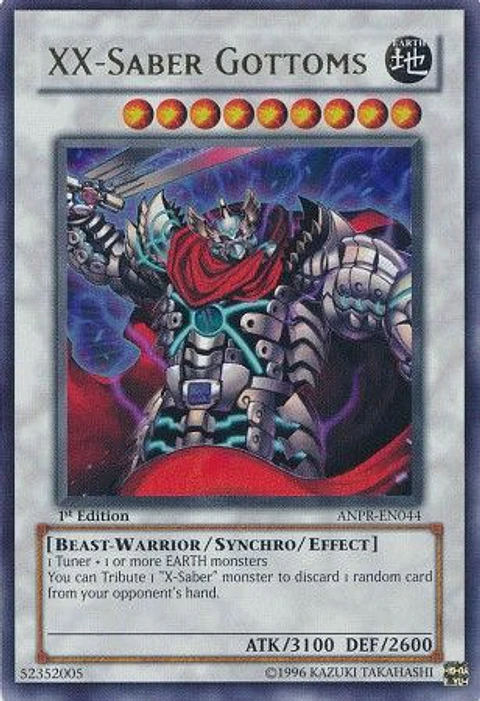 XX-Saber Gottoms - ANPR-EN044 - Ultra Rare 