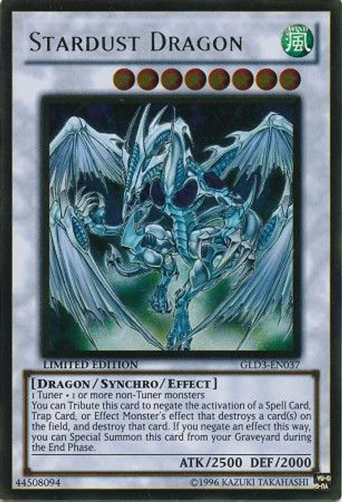 Stardust Dragon - GLD3-EN037 - Gold Rare (español)