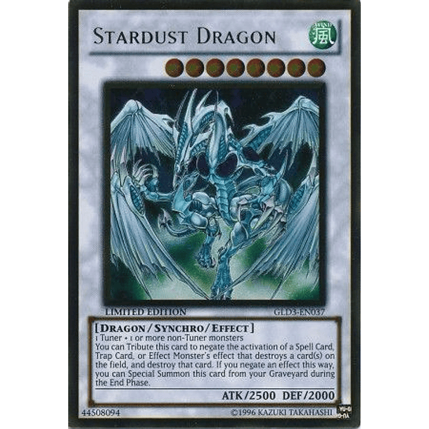 Stardust Dragon - GLD3-EN037 - Gold Rare (español)