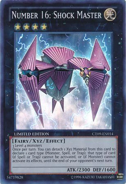 Number 16: Shock Master - CT09-EN014 - Super Rare 