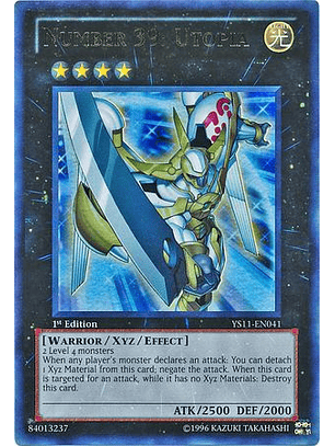 Number 39: Utopia - YS11-EN041 - Ultra Rare 