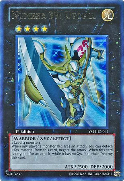 Number 39: Utopia - YS11-EN041 - Ultra Rare 