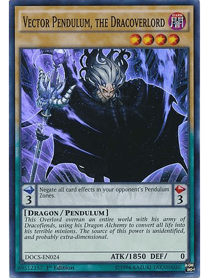 Vector Pendulum, the Dracoverlord - DOCS-EN024 - Super Rare (español)