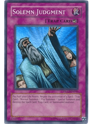 Solemn Judgment - DLG1-EN046 - Super Rare