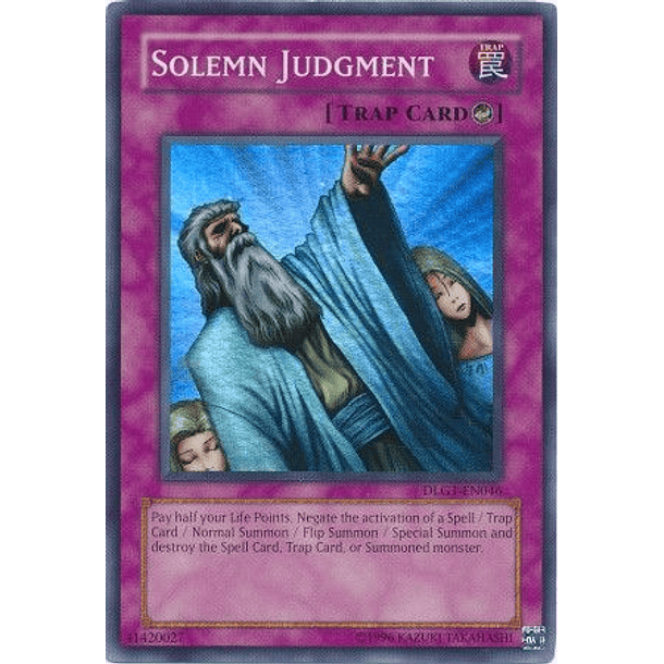 Solemn Judgment - DLG1-EN046 - Super Rare