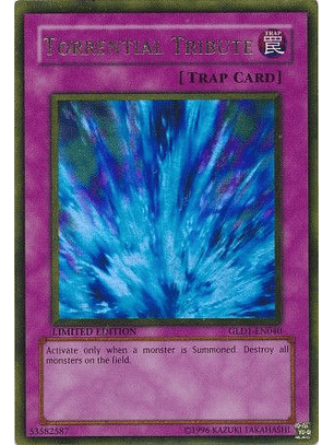 Torrential Tribute - GLD1-EN040 - Gold Rare