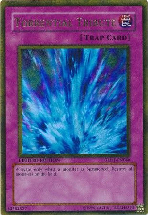 Torrential Tribute - GLD1-EN040 - Gold Rare
