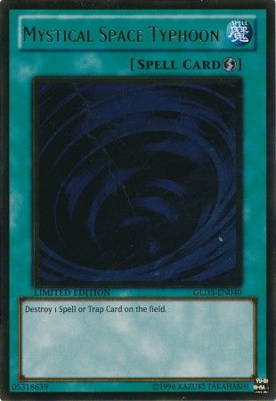 Mystical Space Typhoon - GLD3-EN040 - Gold Rare 1