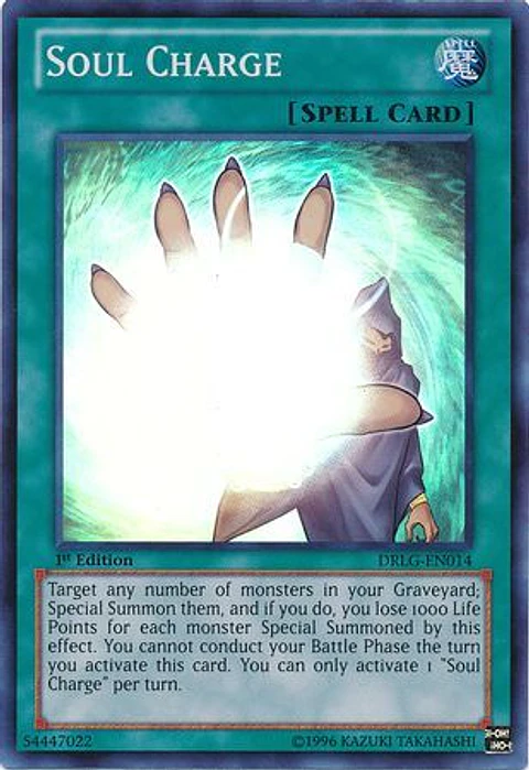 Soul Charge - DRLG-EN014 - Super Rare 
