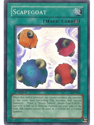 Scapegoat - SDJ-041 - Super Rare (español) JUGADA